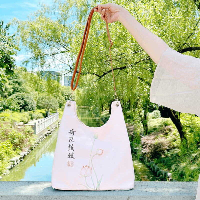 【七夕季】升级款 荷包鼓鼓托特包 可调节肩带 可斜挎 大容量 包包