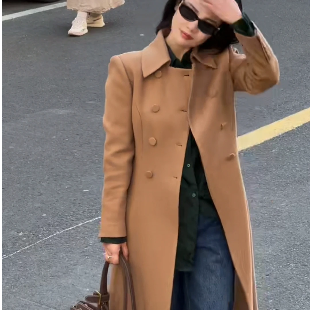 洋气大方长款外套
