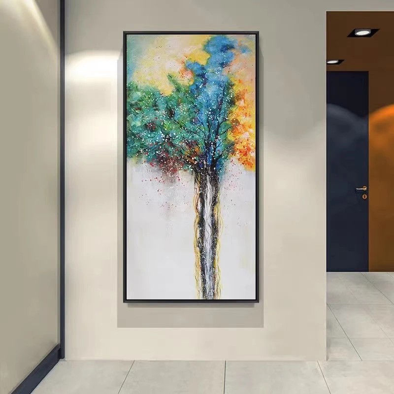 关装饰画走廊过道挂画背景画沙发背景墙装饰画生命之树80160