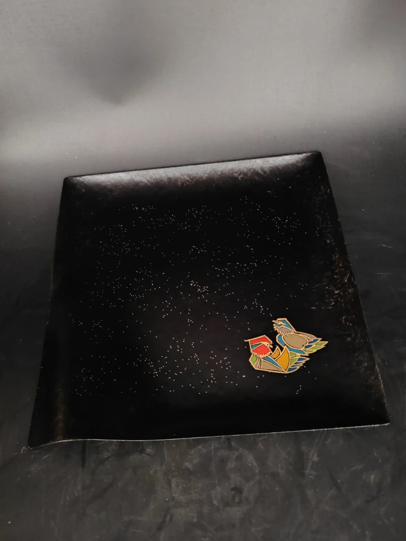 纸胎漆器果子钵 01/31原盒手工