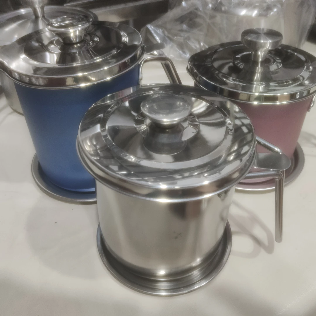 304不锈钢滤油壶库存油壶多功能颜色随机发货