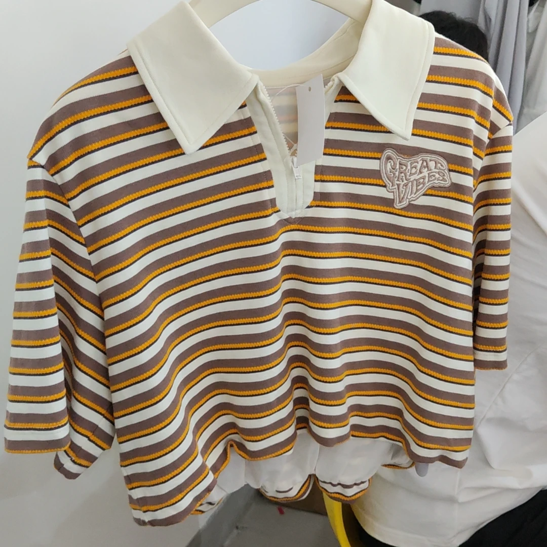 399【454A0】魔发精灵合作系列条纹针织衫AYDAC2454A0