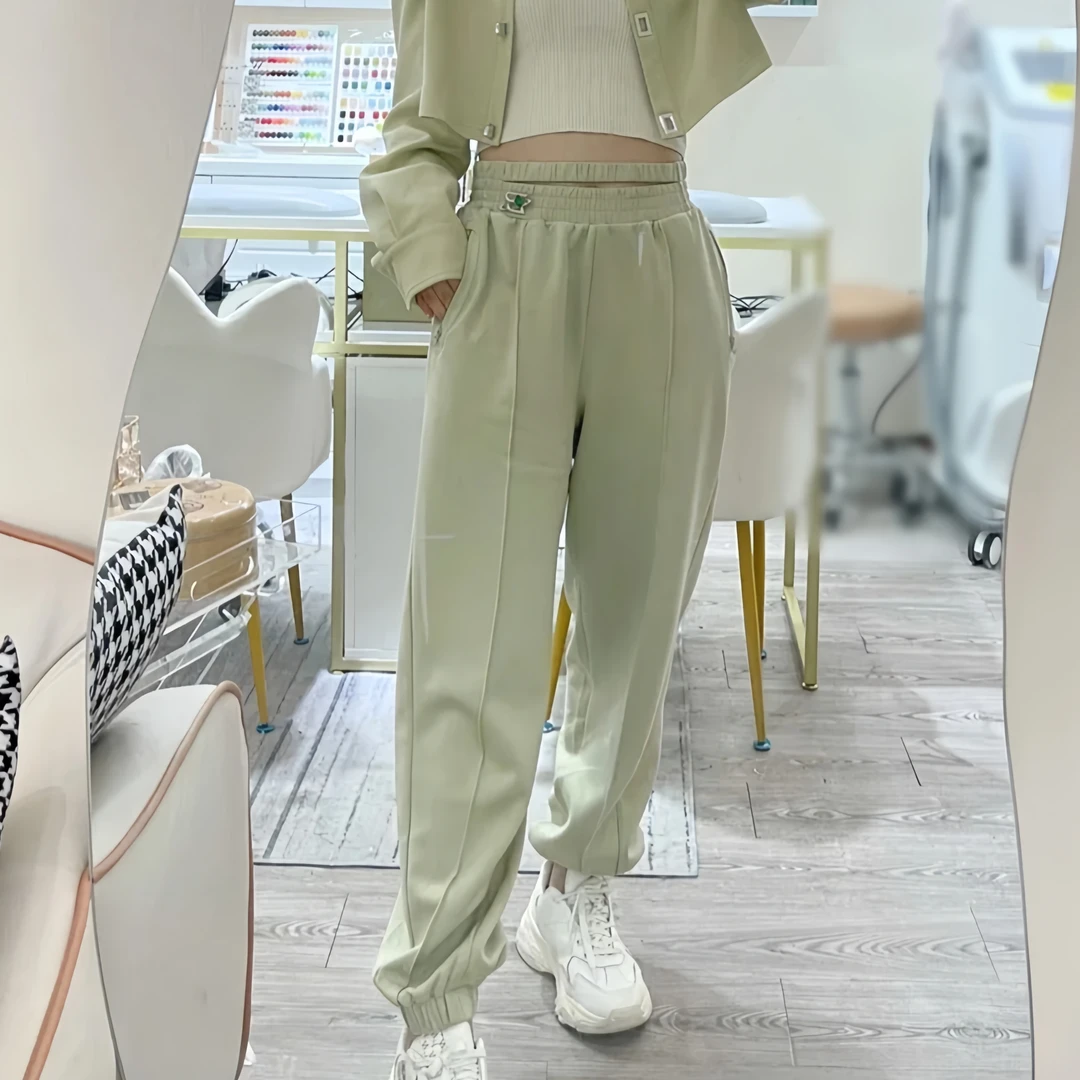 599【0419】【0425】设计感针织卫裤（不含配饰）