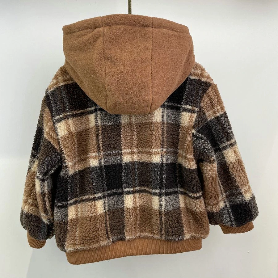 729【T0512】小熊经典格纹外套F1AEM4M02