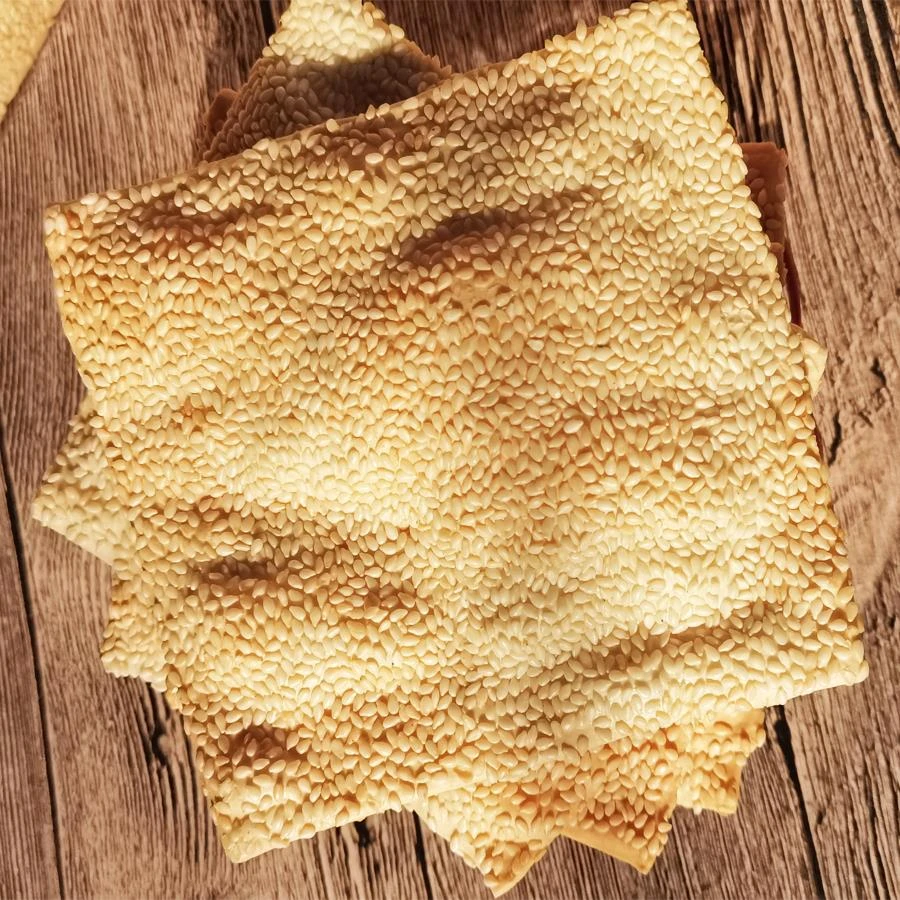 河北曲阳缸炉烧饼纯手工北方特产咸味吊炉芝麻饼酥脆零食糕点笋1g