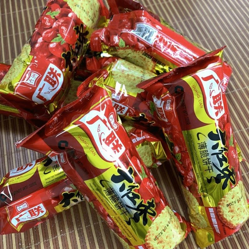 红枣饼干薄脆大红枣口味怀旧休闲零食韧性饼干/袋