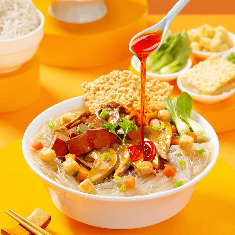 南京冠生园鸭血粉丝汤特产老鸭粉早餐速食懒人方便袋/袋笋1g