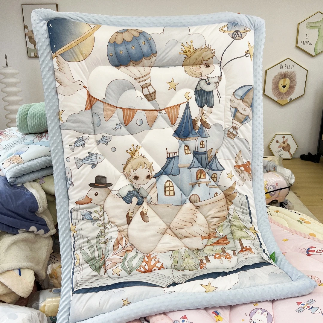 【实体款】儿童被子豆豆被宝宝婴儿被子学生单人冬被加厚幼儿园被子