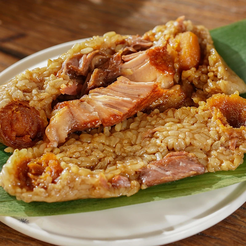 侯姐粽子嘉兴风味新鲜250g*2只全家福大肉粽/双蛋黄肉粽/早餐速食