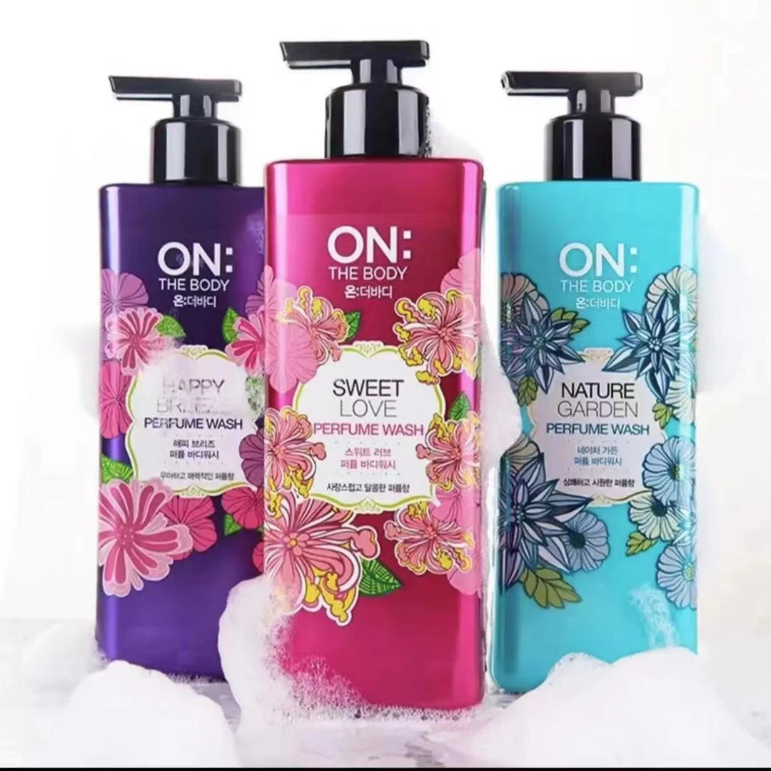 (超值2瓶）韩国进口LG安宝笛香水沐浴露持久留香香氛沐浴露500ml