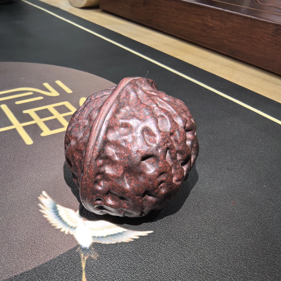 紫砂手工核桃摆件