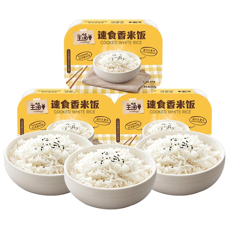 【自播专享 6盒装】王简单即食微波炉速热米饭280g*6盒装