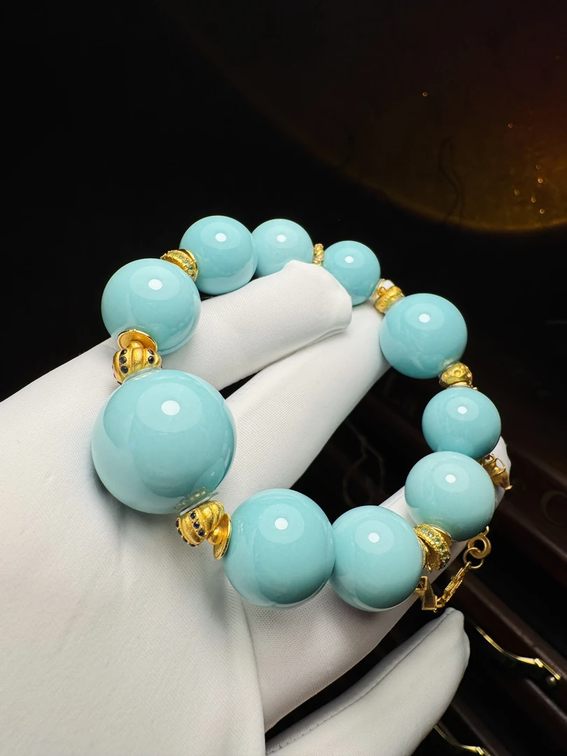 LS1124松石18K手串