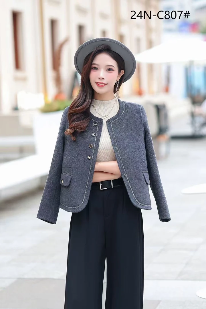 艾尚女装双面羊绒大衣