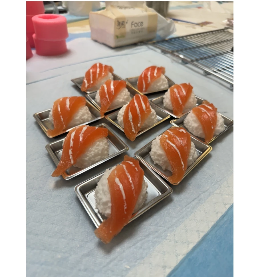 [啊鹏手工]直播间专享手工捏捏挤压 DIY玩具 三文鱼