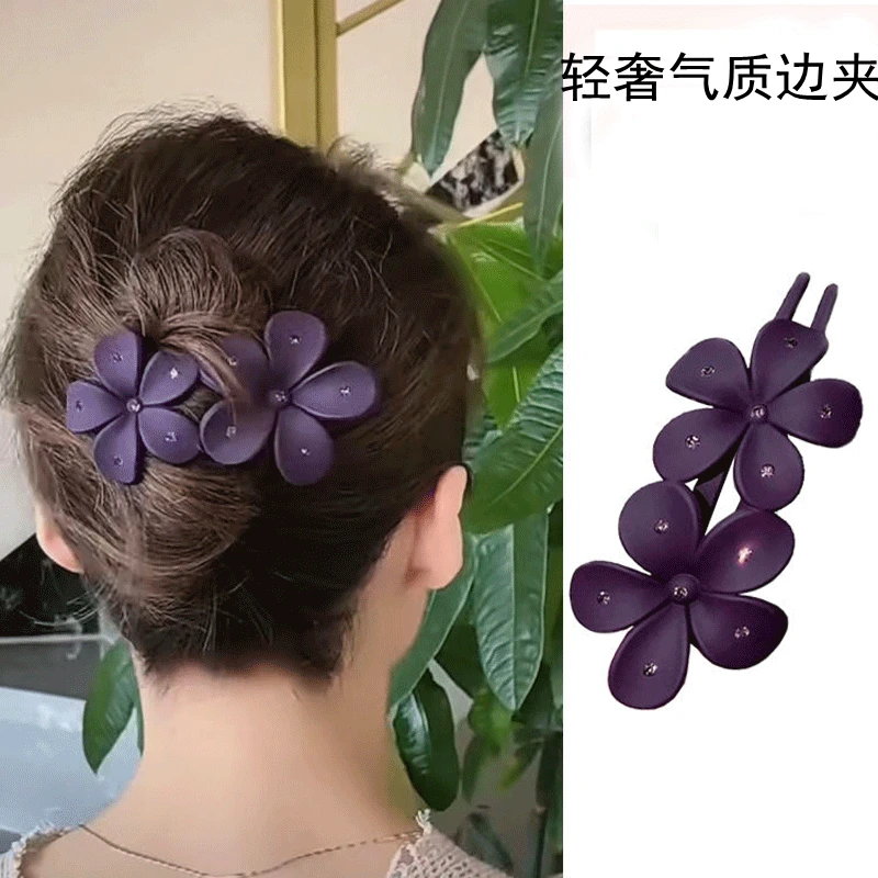 非金属亚克力发饰 后脑勺抓夹发夹女复古盘发夹子网红气质发卡