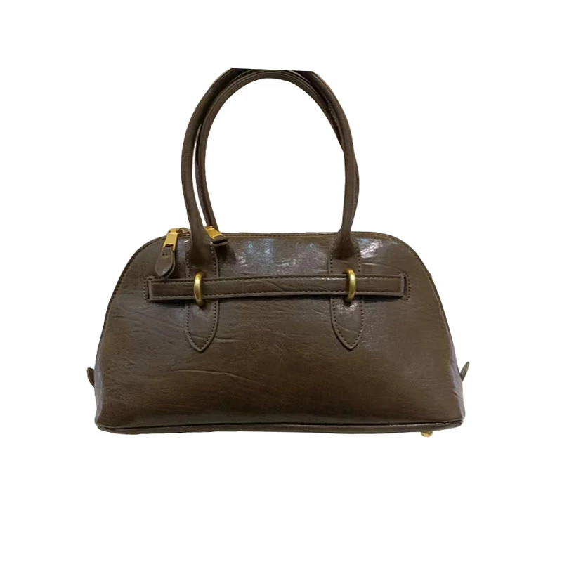 【宝总专属】2024年新款时尚潮流单肩斜挎包 1060-棕色 34*12*18cm