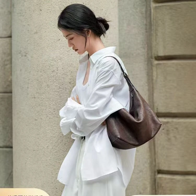 【followus】2024单肩包时尚休闲斜挎包大容量 同情网红推荐 饺子包