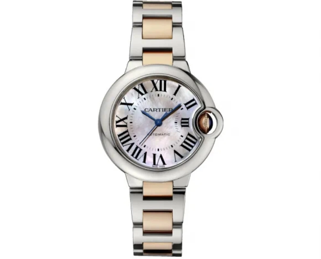 99新 Cartier/卡地亚 卡地亚蓝气球女表33mm/玫瑰金工价71500
