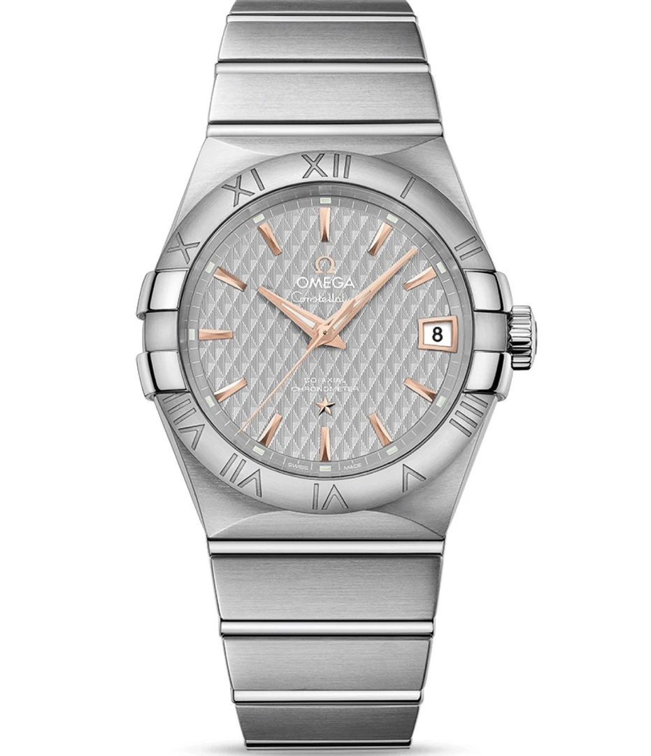99新 Omega/欧米茄 星座系列/男表38mm/金针/机械/男表/全钢