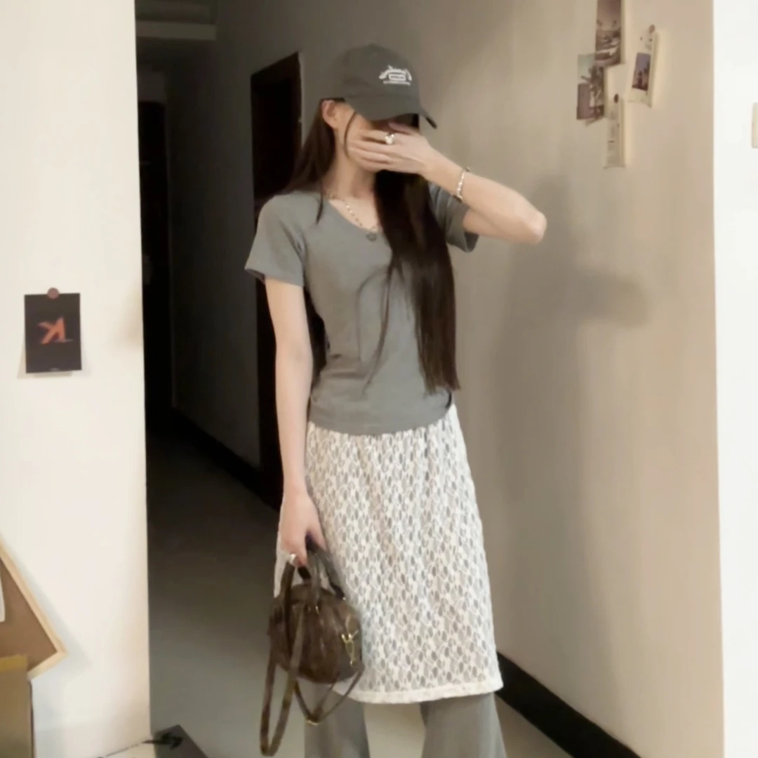 Moses Queen/魔西女王白色正肩短袖T恤韩版修身显瘦性感辣妹上衣