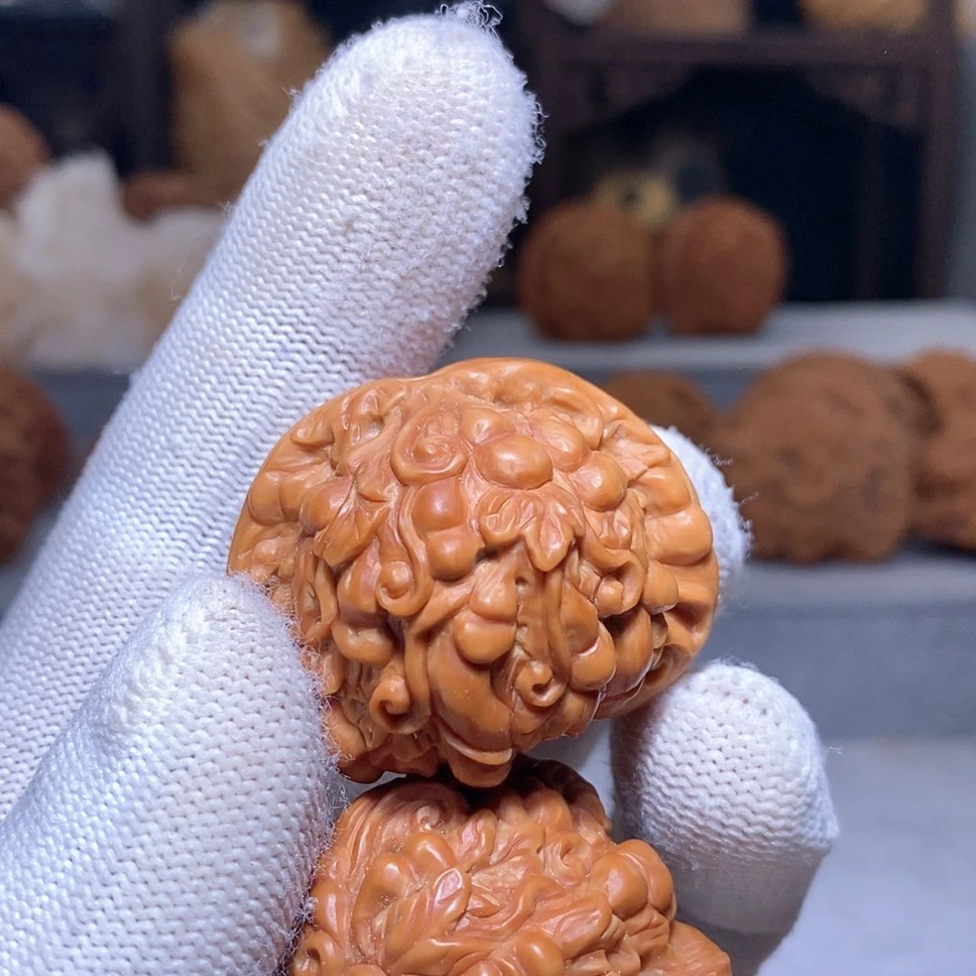 【闪购商品】狮子头核雕喵*生