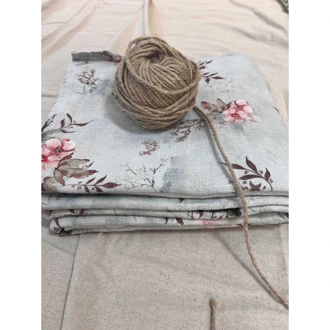 《大玉儿专属》麻本秋海棠加厚拼接床单