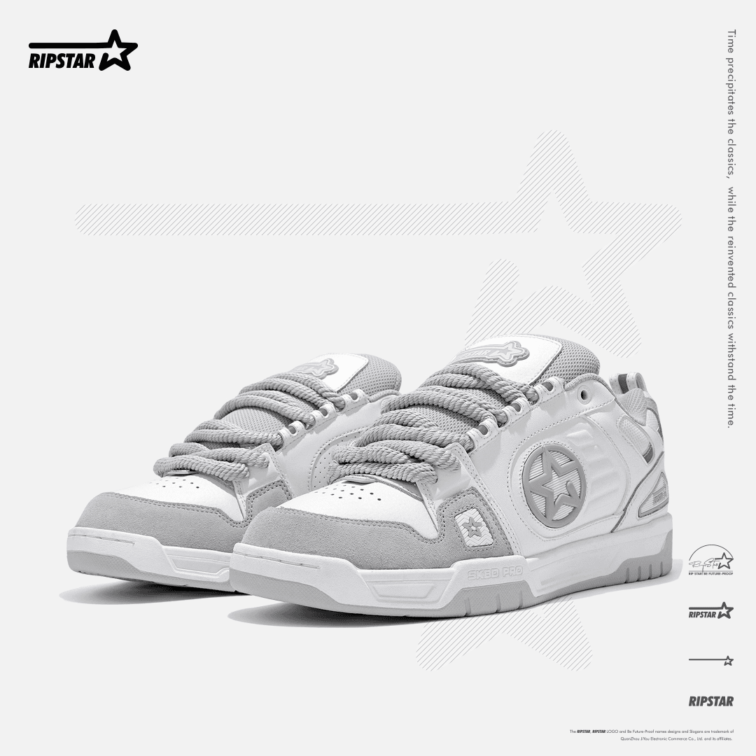 RIPSTARSKBD Cyber-Vapor赛博系列复古面包板鞋休闲鞋低帮滑板鞋