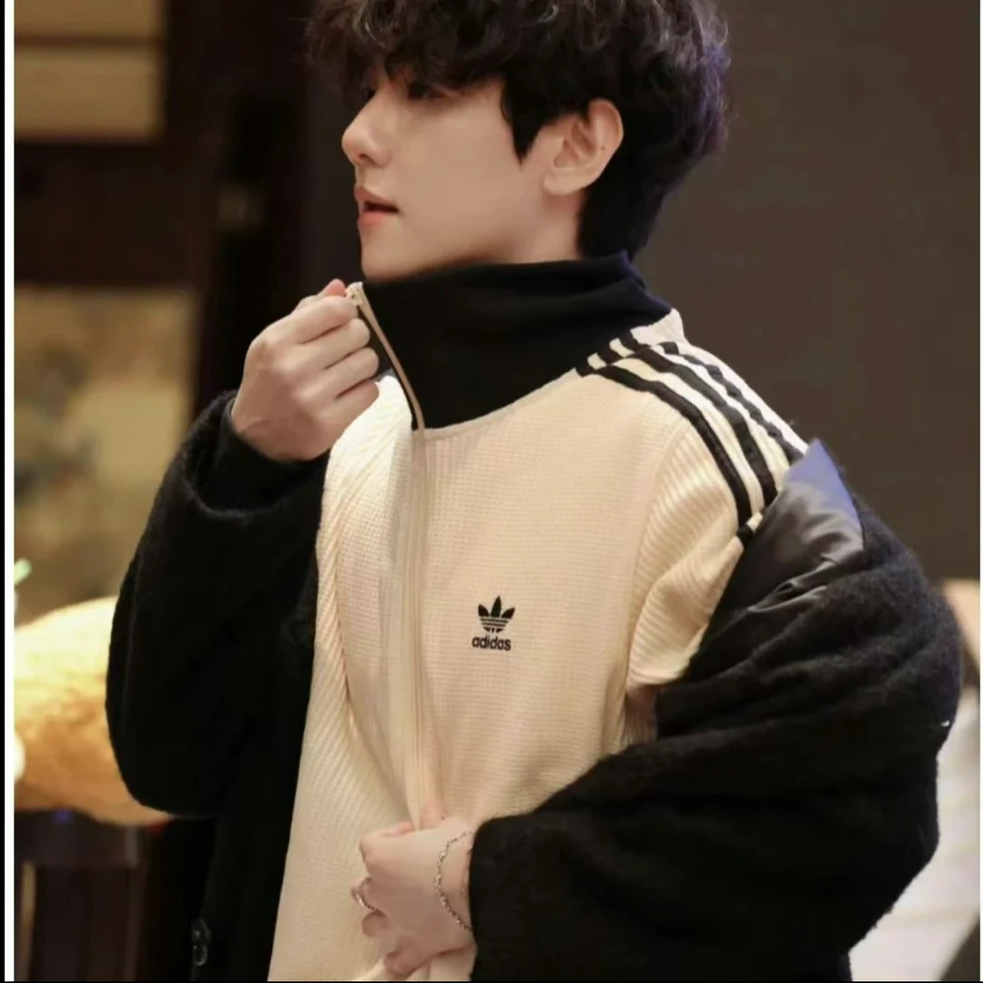 adidas阿迪达斯WAFFLE BBTT 华夫格运动夹克外套JW0110 JW0109 S