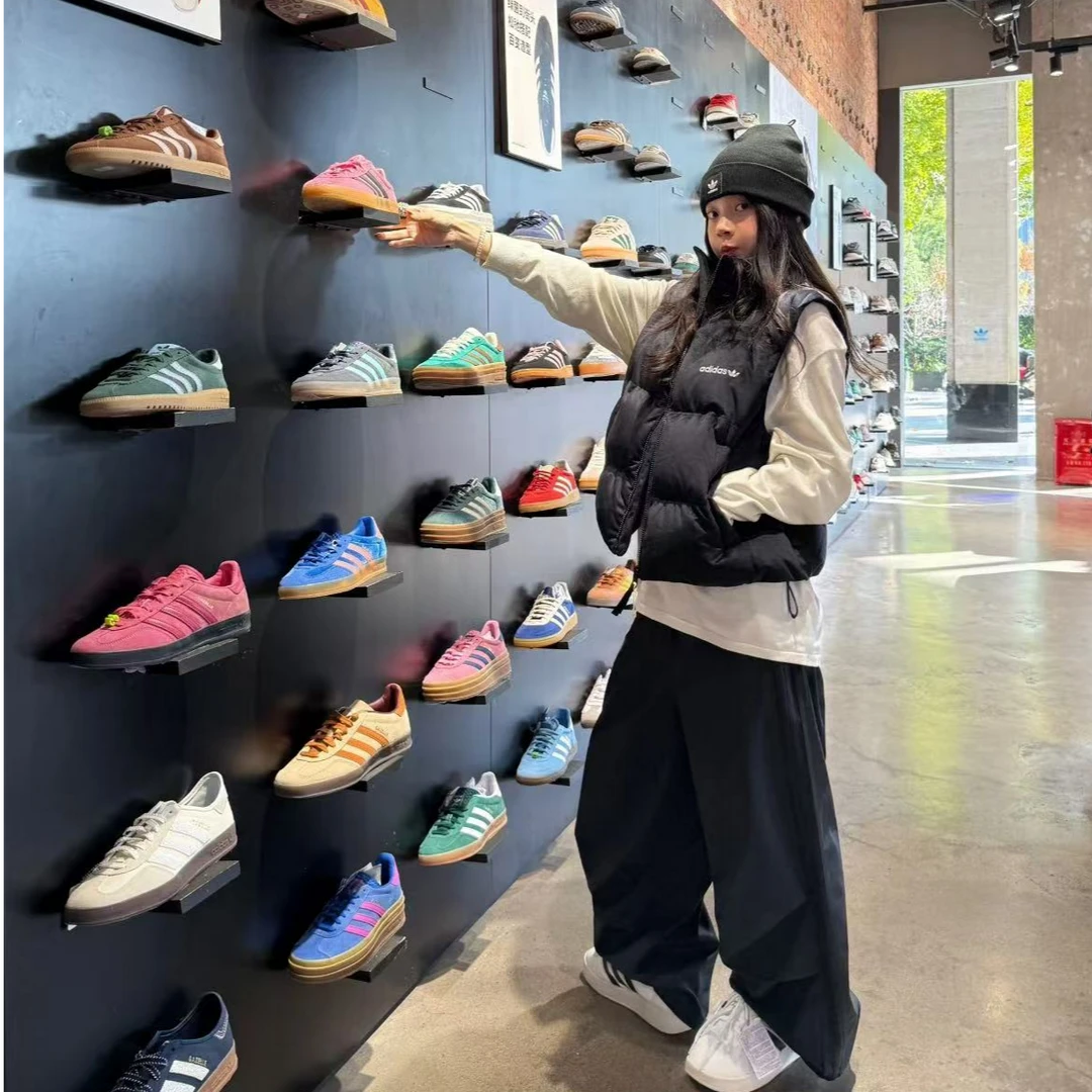 adidas三叶草秋冬季时尚运动保暖好羽绒背心马甲 JE7217 IW8388