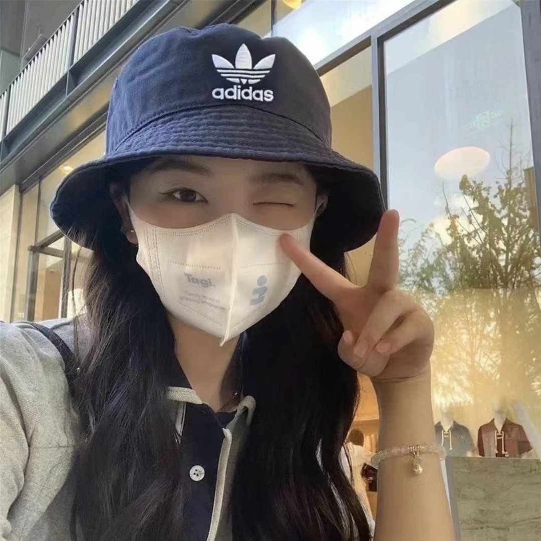 adidas三叶草男帽女帽新款运动帽宽松日系渔夫帽AJ8995 FQ4641