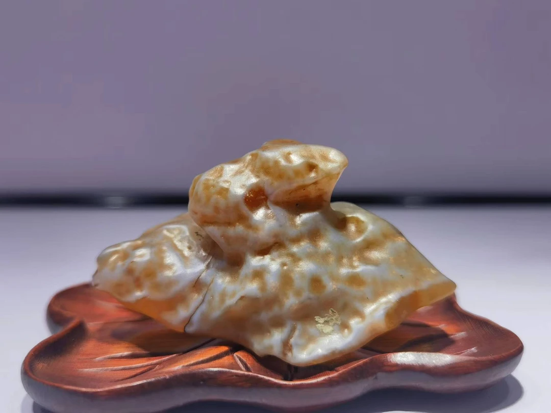 阿拉善戈壁石手把件 摆件 戈壁奇石 盆景石 戈壁五彩石 老料