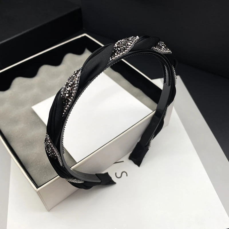 黑色发箍女新款2025高级感带齿发卡高端头箍发捆头饰夏季防滑发饰