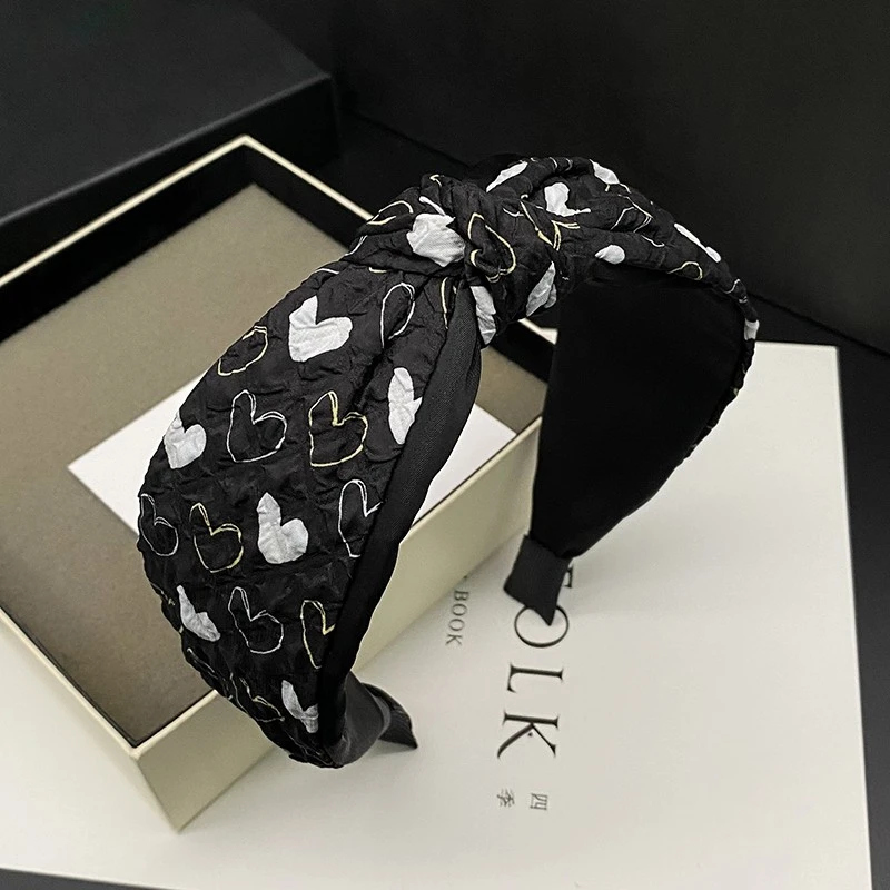 2025网红新款高颅顶发卡女洗脸头箍高档头饰压发洋气宽边发箍发饰