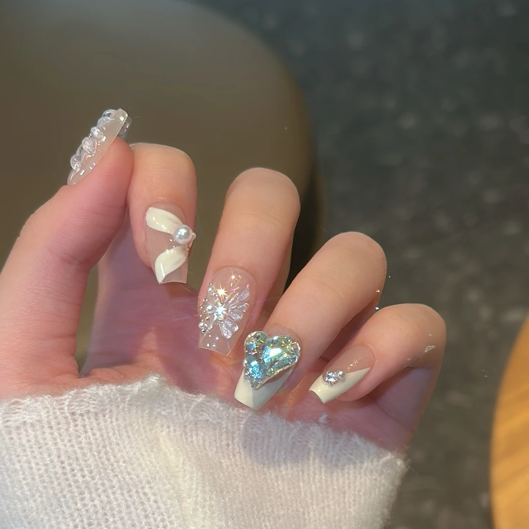 Rola nora 【轻羽飘零】纯手工穿戴甲 夏季孤品不退不换不售后