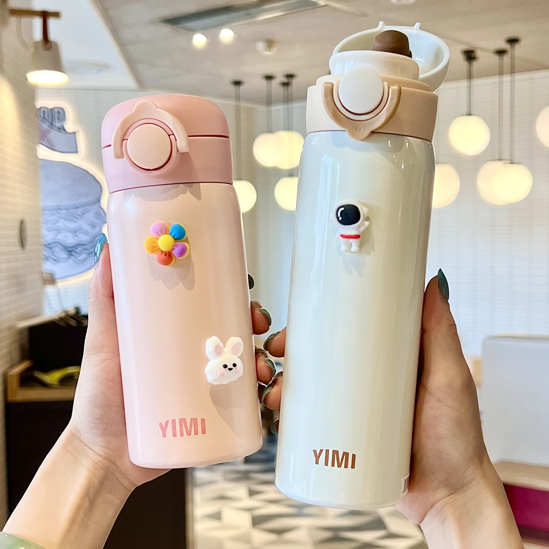 保温杯女生高颜值316不锈钢2024新款小巧便携女士学生儿童水杯子