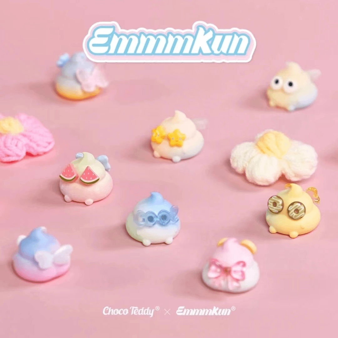 【代拆】迷你Emmmkun眼碌碌三代粑粑萌粒潮玩盲盒摆件
