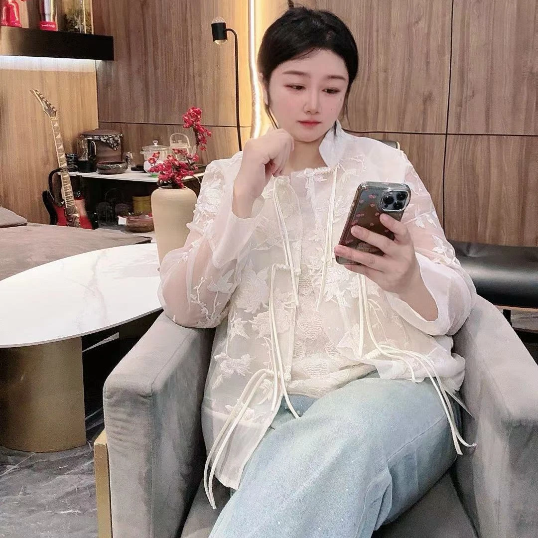 春夏国风刺绣百搭外套8881