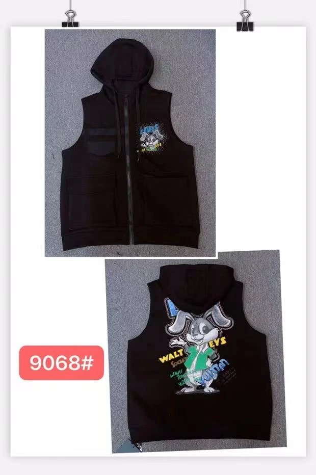 潮牌女装马甲洋气显瘦百搭马甲大码重工烫钻马甲