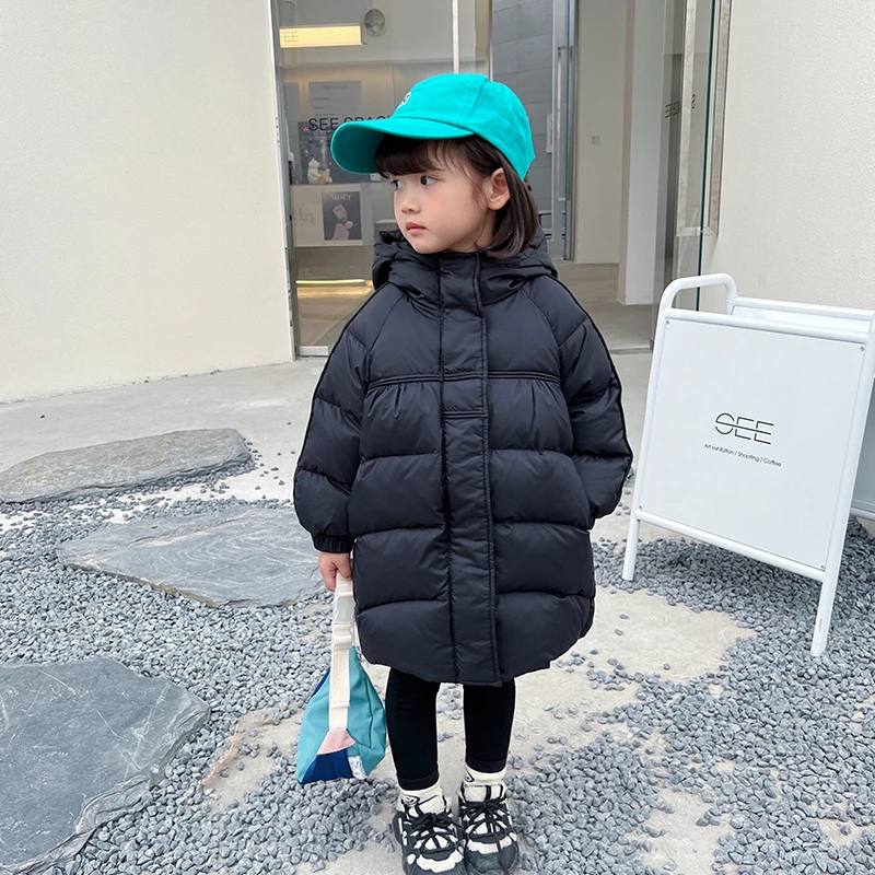 仓库搬迁童装+1D590+90绒轻柔保暖女童装洋气羽绒服