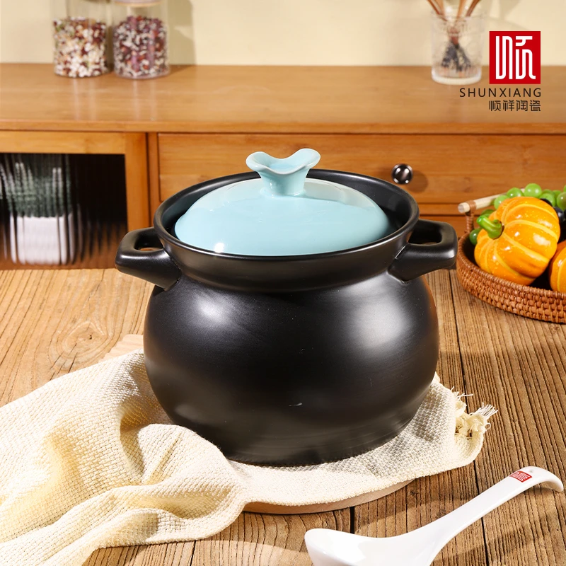 顺祥陶瓷焖烧煲4.5L保鲜锁住营养680℃冷热交替不开裂送礼自用