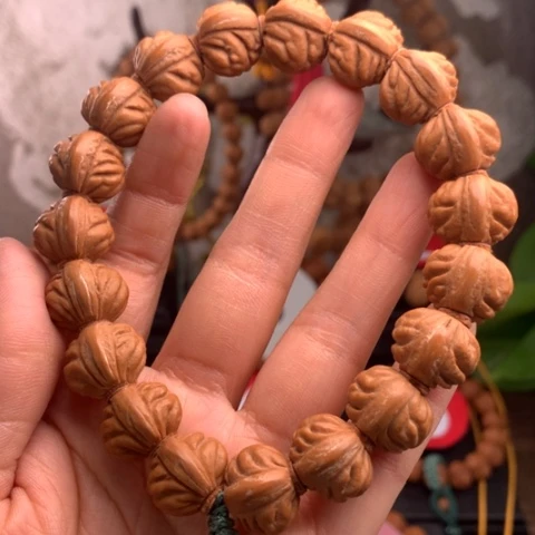 桃核手串用****3金豆手串16