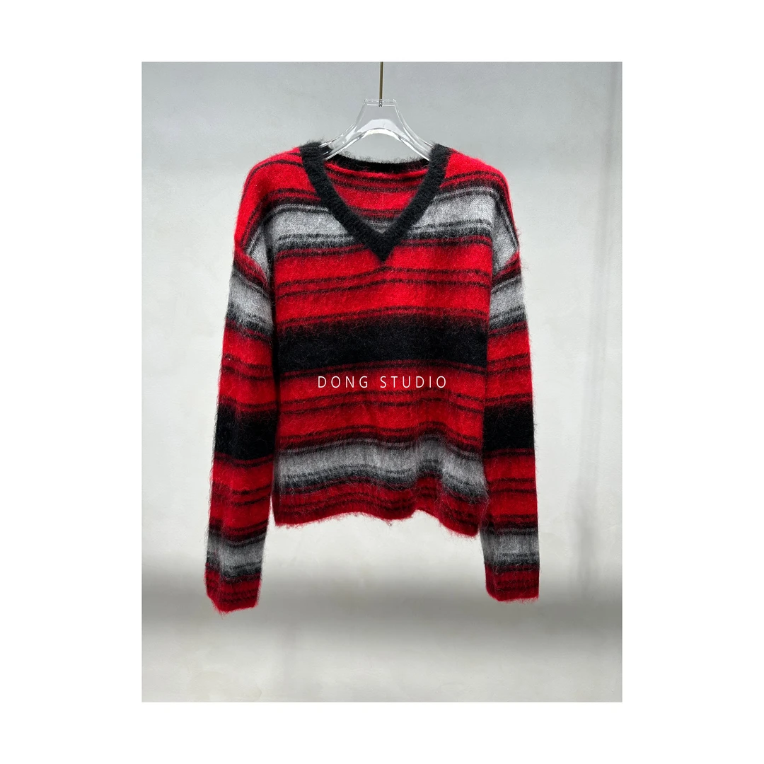 热巴穿搭.元气穿搭.松弛感毛衣I4947