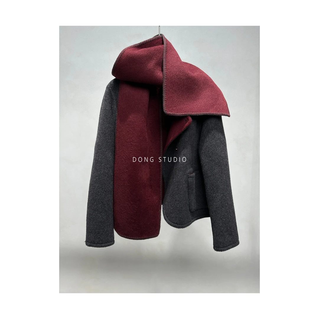 L尺码*捡漏价*出口外贸单.进口羊毛.高端线.短外套I4832