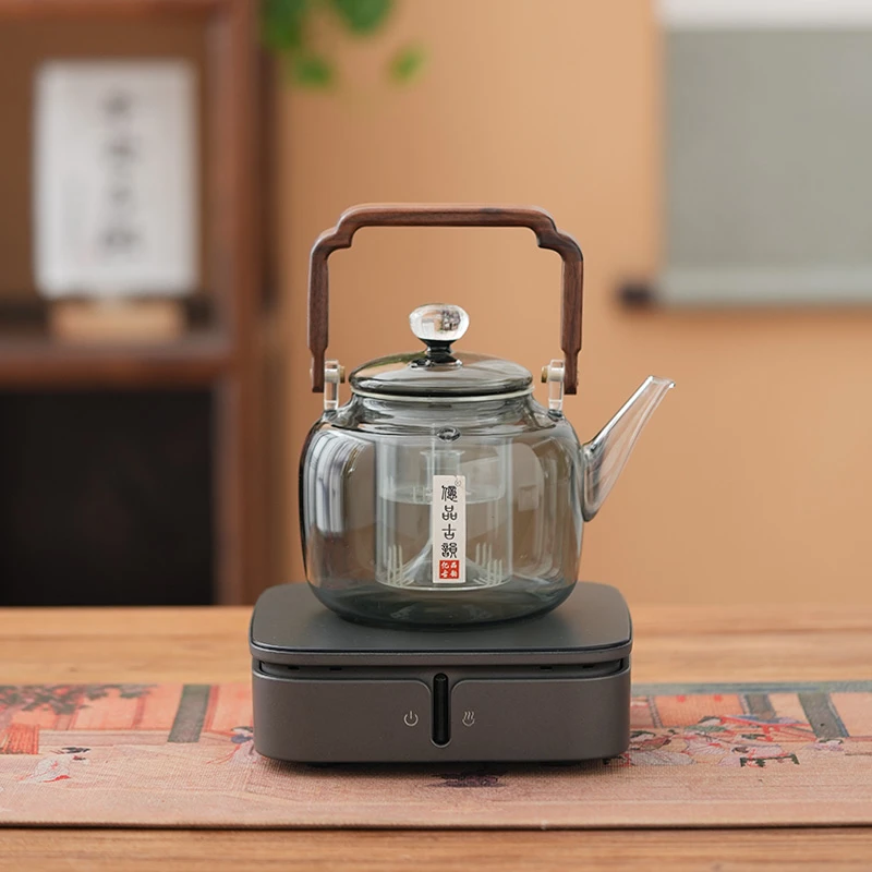 德茗堂猫眼二代电陶炉煮茶壶智能铁壶银壶陶壶专用煮茶电炉