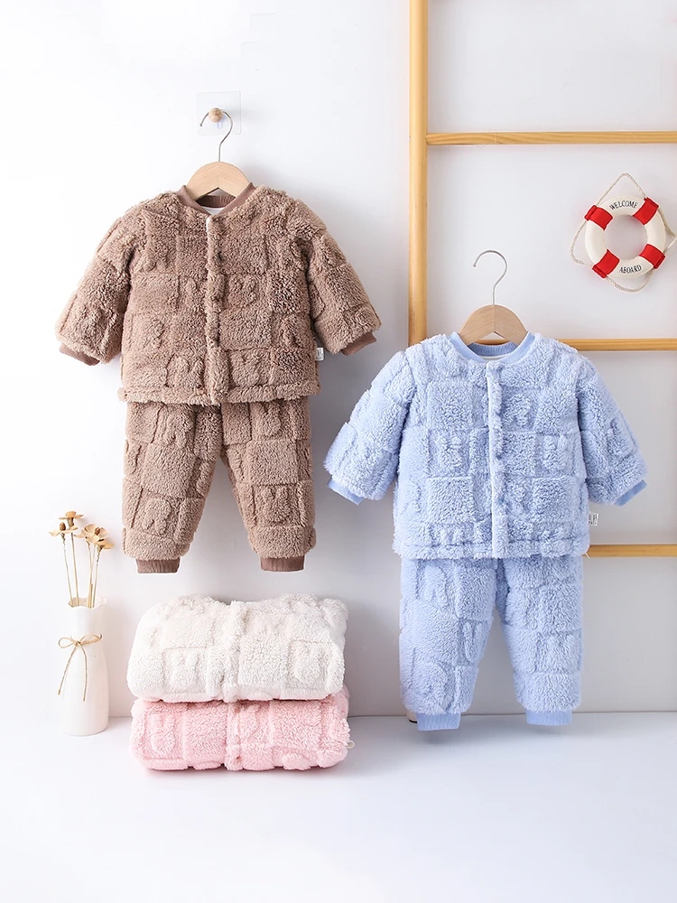 新生儿衣服秋冬加厚棉服初生宝宝夹棉贴身冬装婴儿冬季棉衣分体套