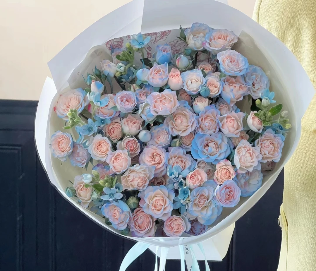 《木兮花卉》折射喷碎冰蓝