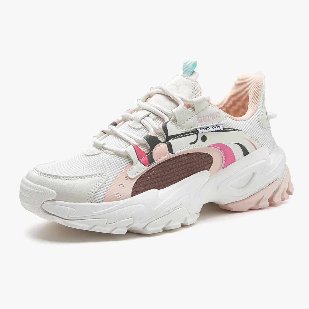 SEMIR女鞋 厚底百搭老爹鞋学生运动女轻便运动鞋子ins潮0085