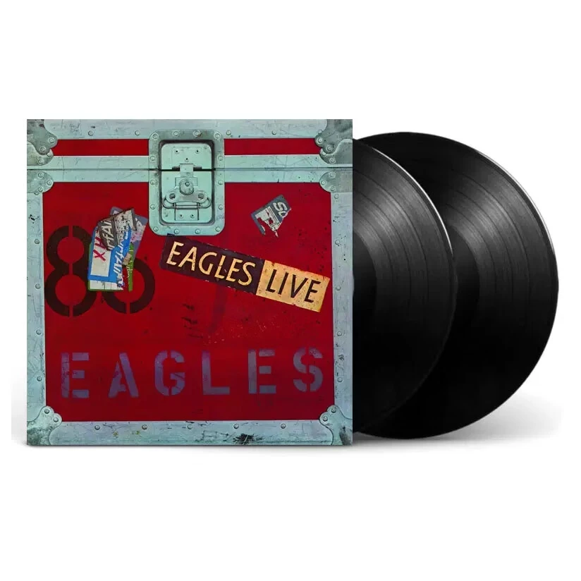 正版 老鹰乐队专辑 EAGLES LIVE 2LP黑胶唱片 加州旅馆