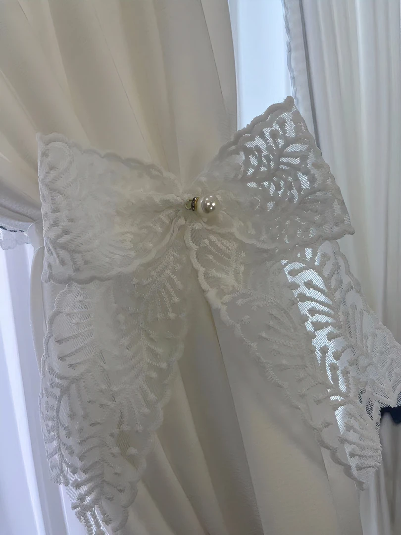 纱帘布帘精美绑带尺寸长度宽度